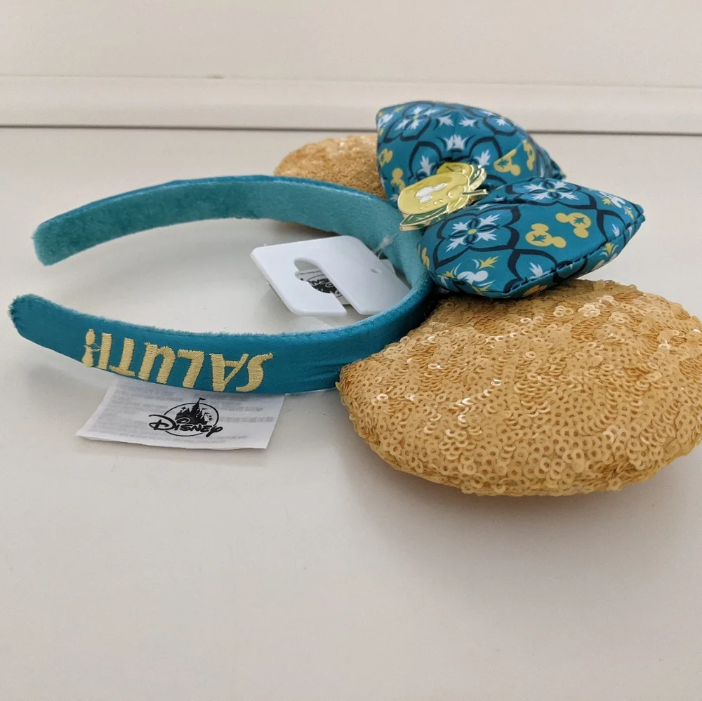 Last One!! NWT! Disney Parks Salut Limencello Lemon Minnie Ears Epcot Italy - Picture 11 of 12